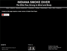 Tablet Screenshot of indianasmokediver.com